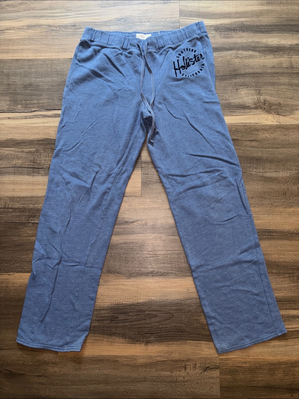 Hollister Light Blue Drawstring Lounge Pants
